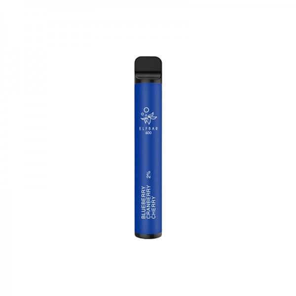 ELF BAR 600 Disposable 600 Züge Blueberry Cranberry Cherry