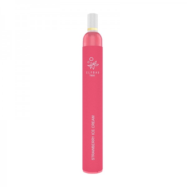 ELF BAR T600 Disposable 600 Züge Strawberry Ice Cream 550 mAh