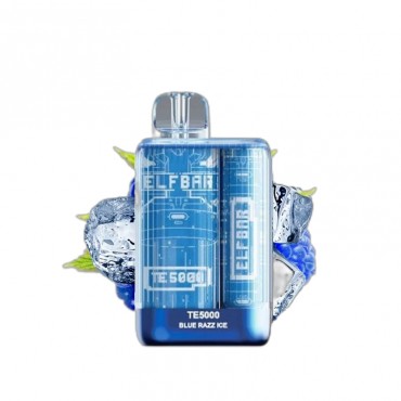 ELF BAR TE5000 Disposable 5000 Züge Blue Razz Ice