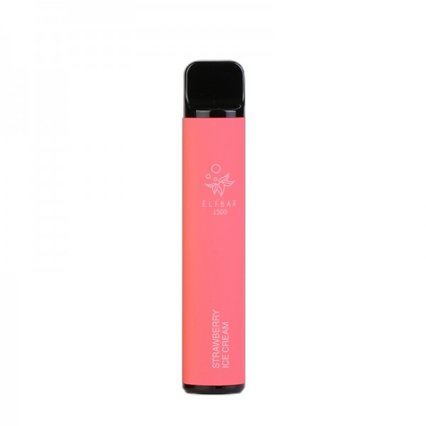 ELF BAR 1500 Disposable 1500 Züge Strawberry Ice Cream 4,8 ml