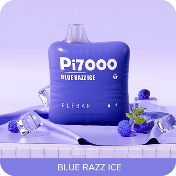 ELF BAR PI7000 Disposable 7000 Züge Blue Razz Ice