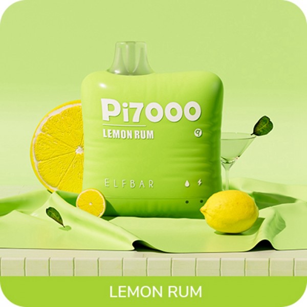 ELF BAR PI7000 Disposable Lemon Rum 7000 Züge 17 ml