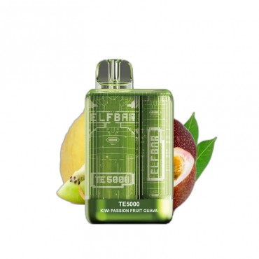 ELF BAR TE5000 Disposable Kiwi Passionfruit Guava 5000 Züge 13,5 ml