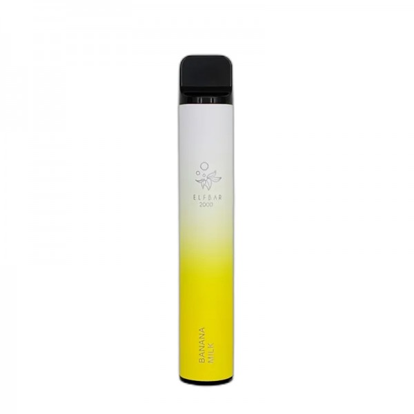 ELF BAR 2000 Disposable 2000 Züge Banana Milk 6,5 ml