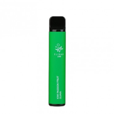 ELF BAR 1500 Disposable Kiwi Passion Fruit Guava 1500 Züge