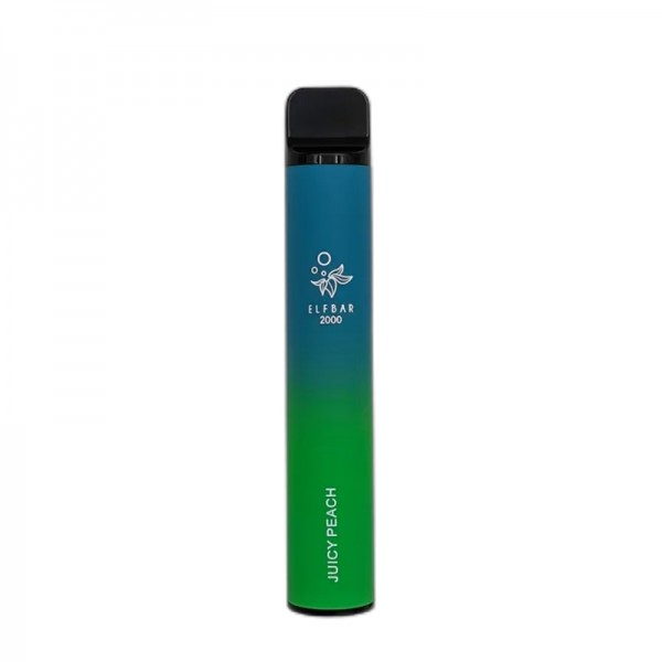 ELF BAR 2000 Disposable 2000 Züge Juicy Peach 1200 mAh