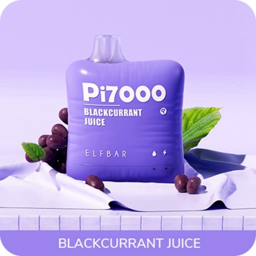 ELF BAR PI7000 Disposable 7000 Züge Blackcurrant Juice 17 ml