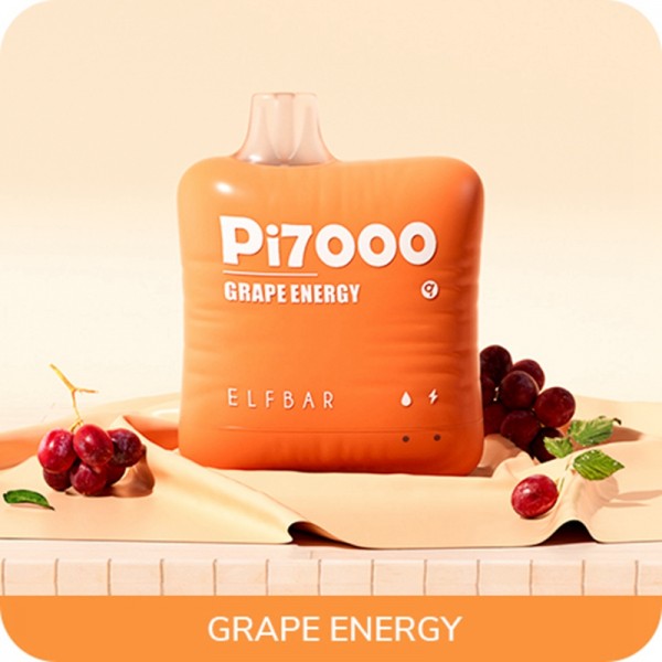 ELF BAR PI7000 Disposable 7000 Züge Grape Energy