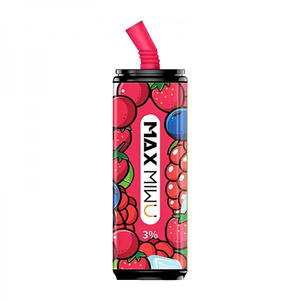 MAX MIWU Coke Tin Einweg-Vape 3600 Puffs _ Berry Ice