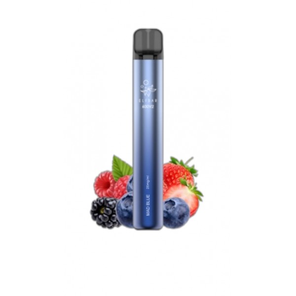 ELF BAR 600V2 Disposable 600 Züge Mad Blue