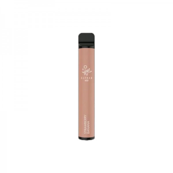 ELF BAR 600 Disposable 600 Züge Strawberry Banana 550 mAh
