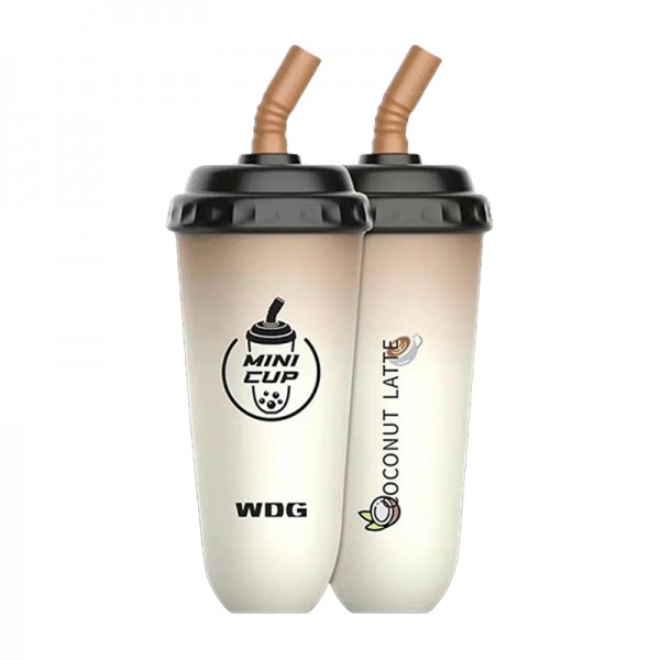 WDG Mini Cup Einweg Vape 5000 Puffs _ Coconut Latte