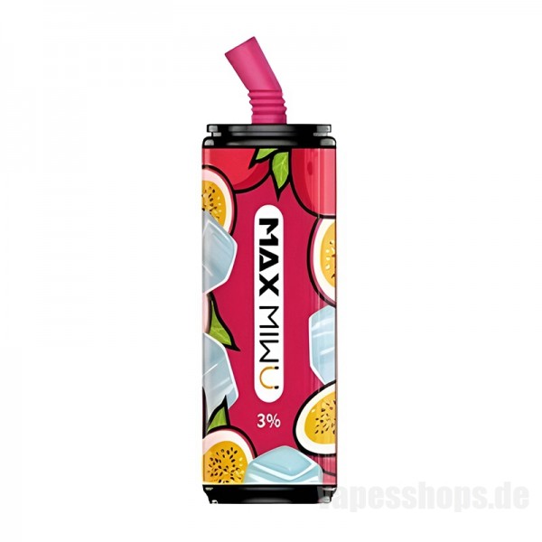 Max Miwu Coke Tin Einweg-e-zigaretten 3600 Hauch   Maracuja Eis