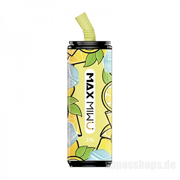 Max Miwu Coke Tin Einweg-e-zigaretten 3600 Hauch   Zitroneneis
