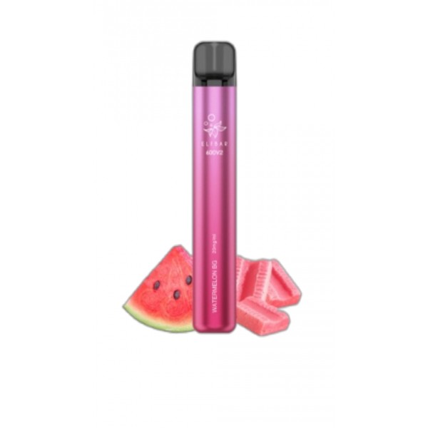 ELF BAR 600V2 Disposable 600 Züge Watermelon Bg 550 mAh