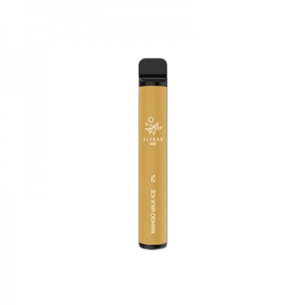 ELF BAR 600 Disposable 600 Züge Mango Milk Ice 2 ml