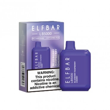 ELF BAR LB5000 Disposable Blueberry Raspberry Cherry 5000 Züge