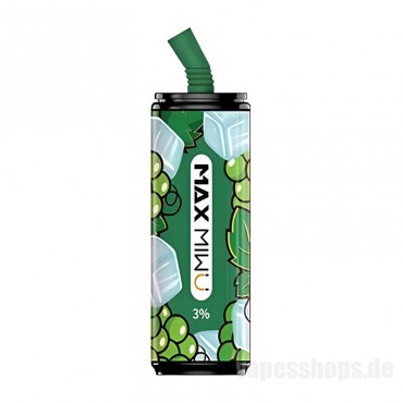 Max Miwu Coke Tin Einweg-e-zigaretten 3600 Hauch   Saftig Grüne Trauben 3%