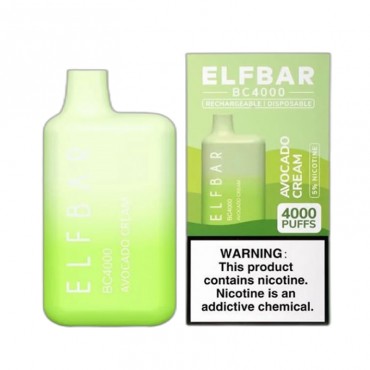 ELF BAR BC4000 Disposable 4000 Züge Avocado Cream