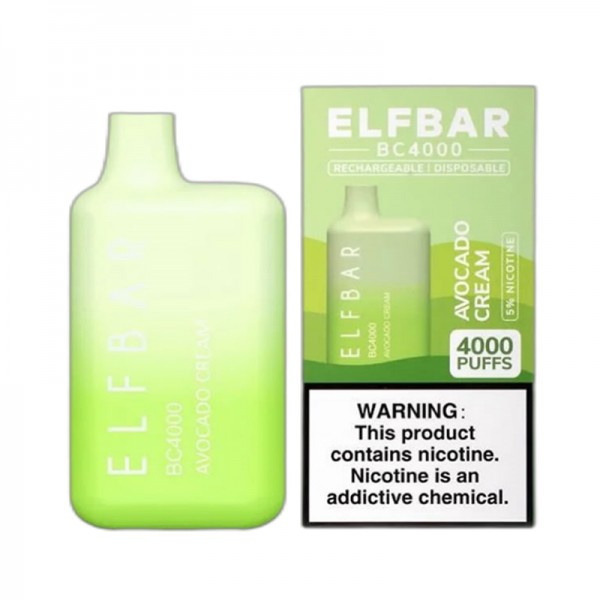 ELF BAR BC4000 Disposable 4000 Züge Avocado Cream