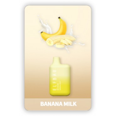 ELF BAR BC2000 Disposable Banana Milk 2000 Züge 850 mAh