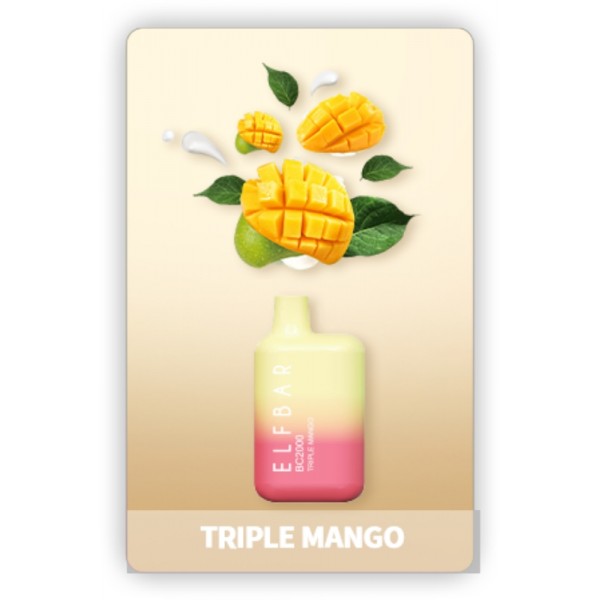 ELF BAR BC2000 Disposable Triple Mango 2000 Züge 850 mAh