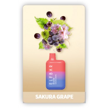 ELF BAR BC2000 Disposable 2000 Züge Sakura Grape 850 mAh